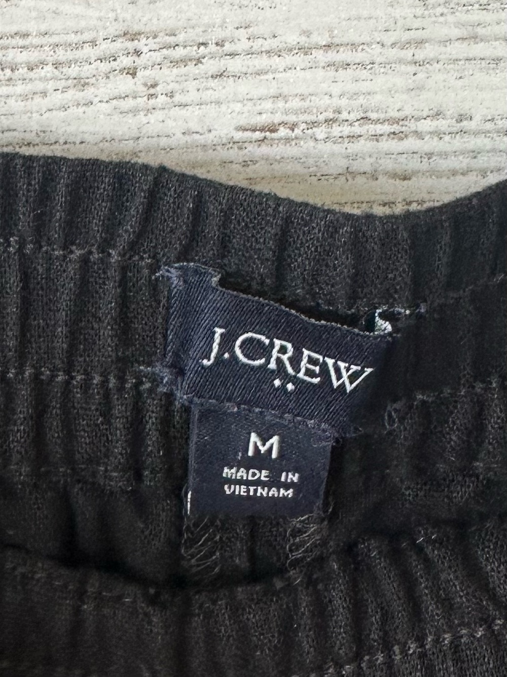 J. CREW Factory Linen Blend Drawstring Pull-on Shorts Black M - Picture 5 of 8